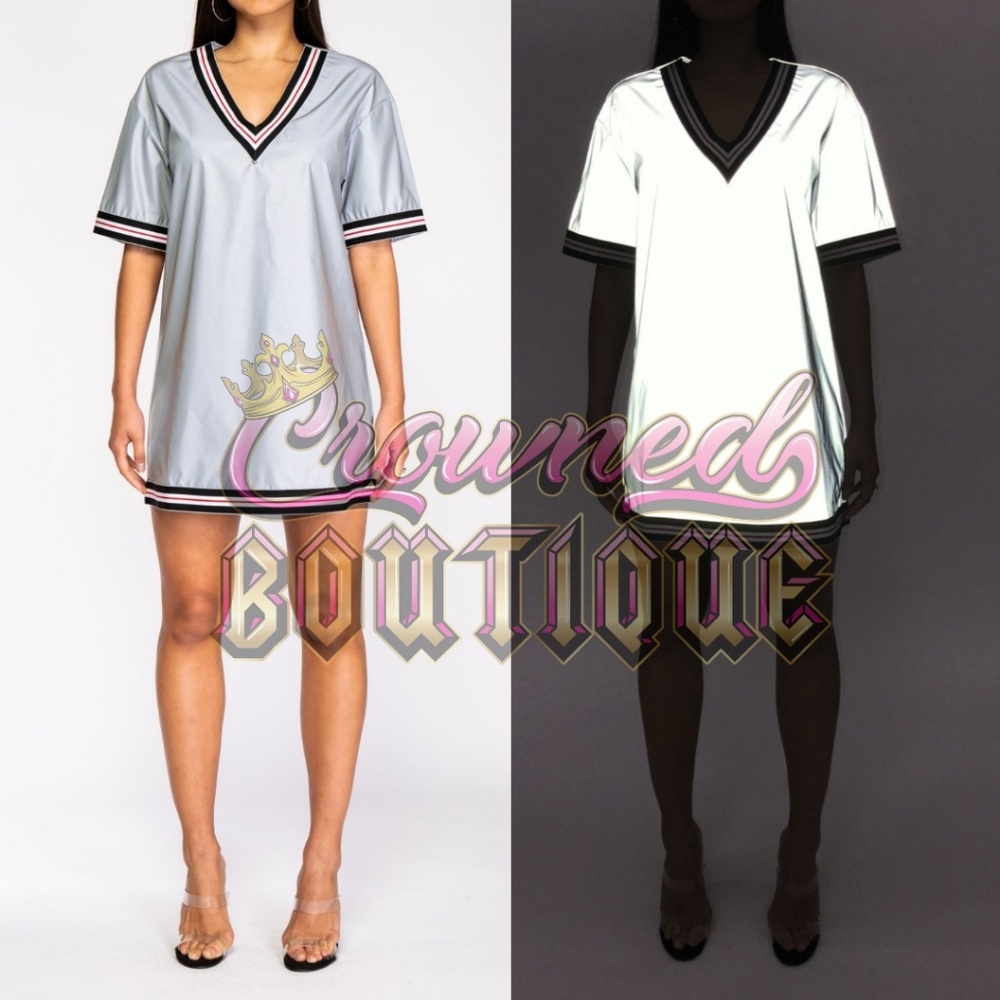 Reflective T-Shirt Dress